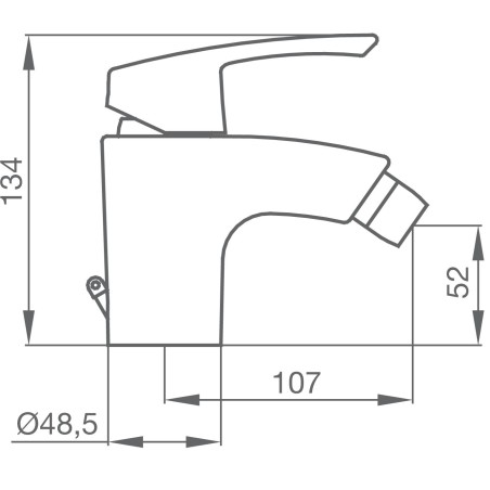 Mitigeur bidet PREMIER