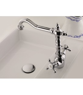 Mélangeur lavabo 1866 bec rétro CLASSIQUE