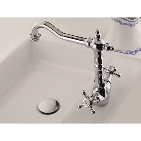 Mélangeur lavabo 1866 bec rétro CLASSIQUE