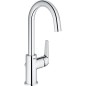 Mitigeur lavabo Grohe Bauflow chromé, L-Size,