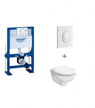 Pack WC suspendu hauteur réduite Grohe