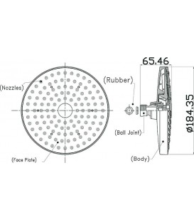 Kit douche encastrée Eurosmart Cosmopolitan