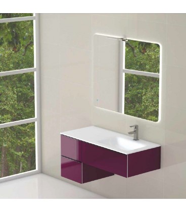 Meuble Suspendu Salle de Bain Duo 105