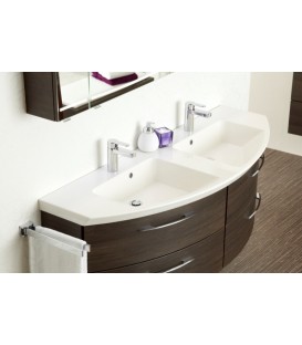 Meuble Suspendu Salle de Bain Double asque Cassca 153