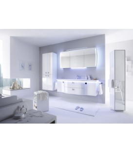 Meuble Suspendu Salle de Bain Contea 128