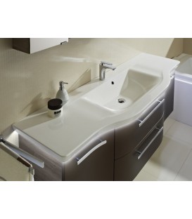 Meuble Suspendu Salle de Bain Contea 128