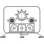 Cellule Satronic IRD1010 fioul - blanche exposition axiale