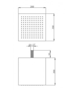 Douche de tête Rubik