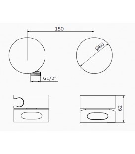 Mitigeur 2 voies horizontal INCOOL