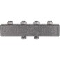 Repartiteur de chaudiere EVENES VT3 3 ecrou DN40 1 1 2 ecrou, 3m3m h 70KW fixation et isolation