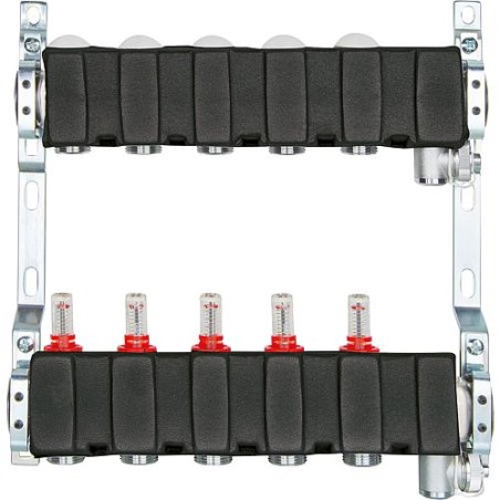 Isolation pour répartiteur de chauffage au sol laiton DN32 11 4 jusqu'a 12 circuits