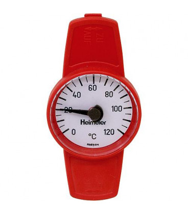 Thermomètre pour vanne Globo Rouge pour rééquiper adapté à DN40-50