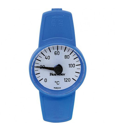 Thermomètre bleu pour vanne Globo pour rééquiper adapté à DN40-50