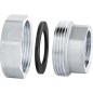 Kit de raccord laiton,nickele 11/4" Ecrou-raccord, joint et insert 11/2"