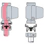 Frein (SBM) DN 1 1/4" avec passage d'air automatique - reglable