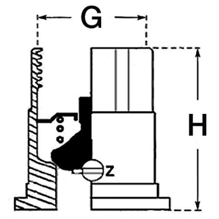 Clapet anti-thermosiphon TS50 FI DN25 1"