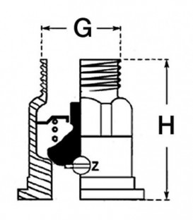 Clapet anti-thermosiphon TS51 FA DN32 1 1/4"