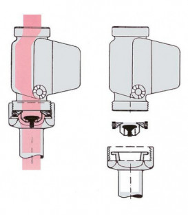 Plaque de conduite TopInset Piston de soupape DN40 1 1/2"