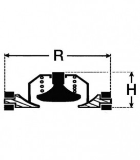 Plaque de conduite TopInset Piston de soupape DN40 1 1/2"