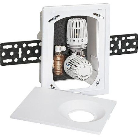 Multibox K-RTL couvercle et tete de thermostat blanc