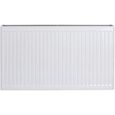 Radiateur PROFILE avec 6 raccords 1/2" - 22/400/400 couleur RAL 9016