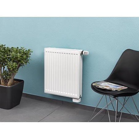 Radiateur PROFILE avec 6 raccords 1/2" - 22/400/400 couleur RAL 9016