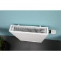 Radiateur PROFILE avec 6 raccords 1/2" - 22/400/400 couleur RAL 9016