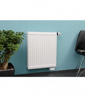 Radiateur PROFILE avec 6 raccords 1/2" - 22/400/400 couleur RAL 9016