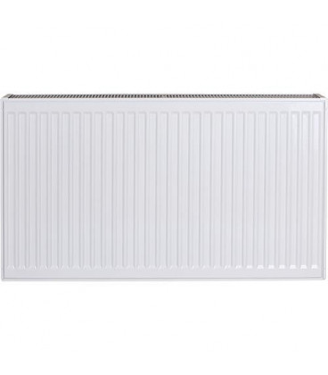 Radiateur PROFILE avec 6 raccords 1/2" - 22/400/700 couleur RAL 9016