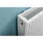 Radiateur PROFILE avec 6 raccords 1/2" - 22/400/700 couleur RAL 9016