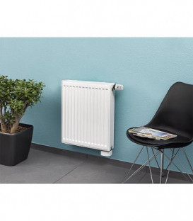 Radiateur PROFILE avec 6 raccords 1/2" - 22/400/1400 couleur RAL 9016