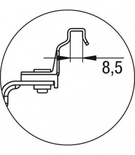 Fixation uni pour radiateur compact et a plaque sans rails pour le montage sur grille