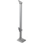 Standfix Tube Standfix 35x10 mm revêtement blanc longueur 660 mm