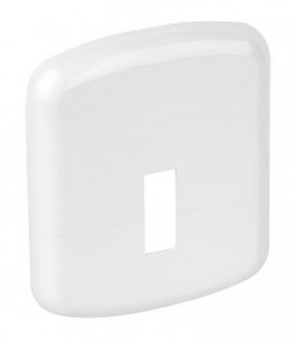 Accessoires consoles sur pied rosace plastique blanc 130x110mm pour cache-pieds