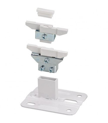 Standfix pour montage intérieur comprenant pied+console+supp+bouchon dimensions : 55-75 mm - blanc