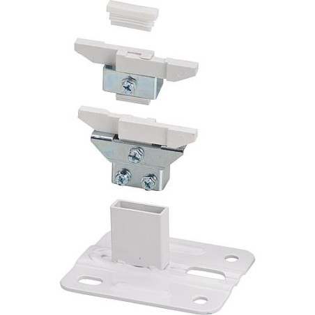 Standfix pour montage intérieur comprenant pied+console+supp+bouchon dimensions : 55-75 mm - blanc