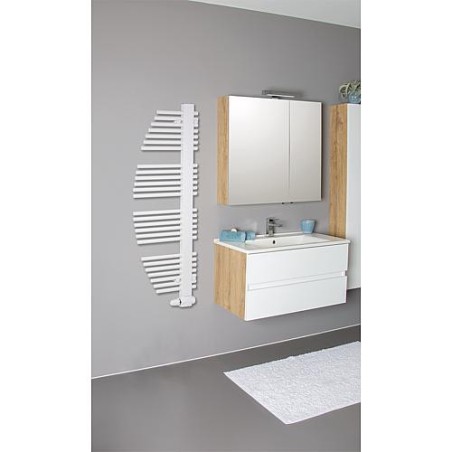 Radiateur seche-serviette Vespucci, couleur: blanc hxl: 1320x500mm