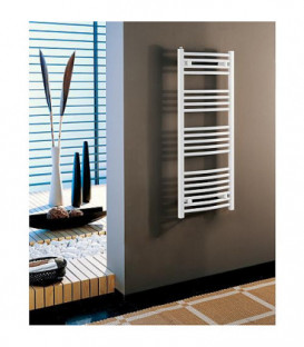 Radiateur seche-serviette courbe Type JESSICA 1200X800 mm couleur blanc RAL 9016