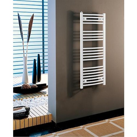 Radiateur seche-serviette courbe Type JESSICA 1200X800 mm couleur blanc RAL 9016