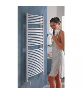 Radiateur seche-serviette courbe Type JESSICA 795X500 mm couleur blanc RAL 9016