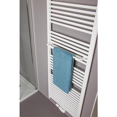 Porte-serviette 500 mm couleur blanc RAL 9016