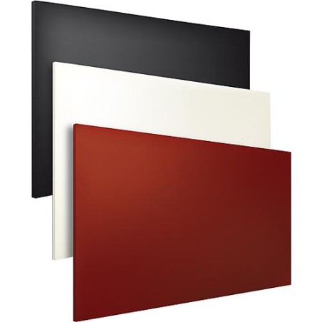 Radiateur infrarouge rouge 400W, montage mural et plafond 587x587x45mm