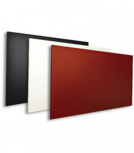 Radiateur infrarouge rouge 800W, montage mural et plafond 587x1167x45mm