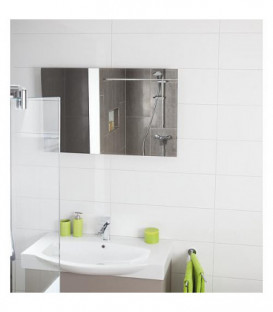 Chauffage mural infrarouge miroir - epaisseur 6 mm 620 x 900 x 50 mm - 600W