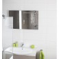 Chauffage mural infrarouge miroir - epaisseur 6 mm 620 x 900 x 50 mm - 600W