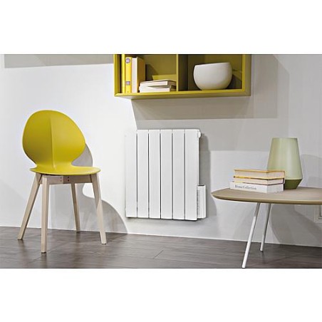 Radiateur aluminium electrique Comore 5812, 1200 Watt, RAL 9010