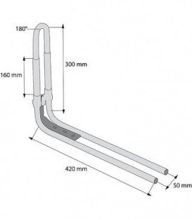 Liaison coudé Oizr raccird radiateur de chauffage au sol, multicouche 16x2 mm