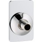 RFix radiateur s-serviette avec 1 raccord M/F 3/4" x 1/2" pour PER a glisser diam. 16 mm/chrome