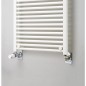 RFix radiateur s-serviette avec 1 raccord M/F 3/4" x 1/2" pour PER a glisser diam. 16 mm/blanc