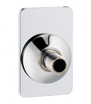 RFix radiateur s-serviette avec 1 raccord M/F 3/4" x 1/2" pour PER a glisser diam. 12 mm/chrome